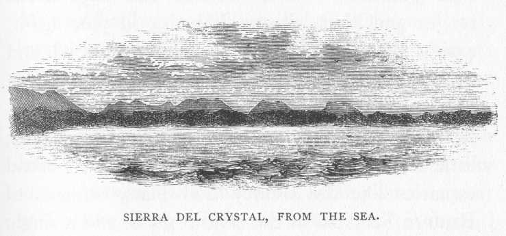 Sierra del Crystal, from the sea